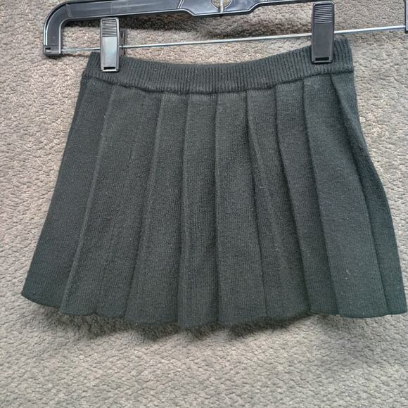 Girls Black Toddler Pleated Knit Skirt 3T School Uniform Style - Picture 6 of 6